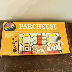 1982 Parcheesi Royal Game Of India Board Game Selchow & Righter Vintage Complete